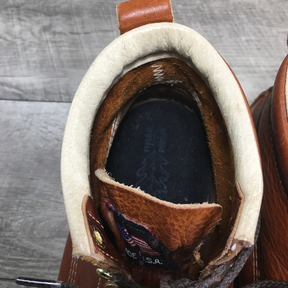 Field N Forest 8436 Independence Brown Leather Work Soft Toe Mens Boots Size 8 - Picture 9 of 10